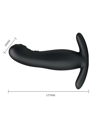 LyBaile Mr.Play Vibrating Tickling Prostate Massager - вибромассажер простаты, 12.7х3 см (чёрный)